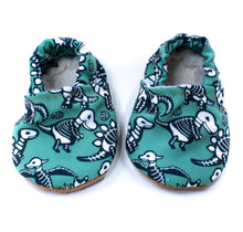 Load image into Gallery viewer, Green Dino Bones Yeti Moccs