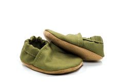 Load image into Gallery viewer, Solid Olive Yeti Moccs