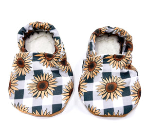 Plaid Daisy Yeti Moccs